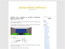 Tablet Screenshot of gamesafoot.com